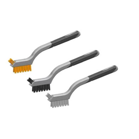 Plastic handle wire brushes
